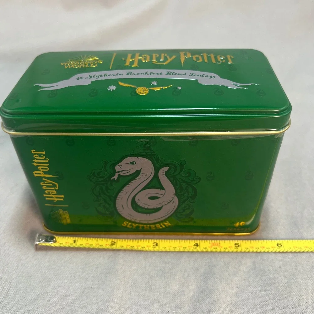 Harry Potter Slytherin Breakfast Blend Tin 40 Teabags New English‎ Teas Sealed